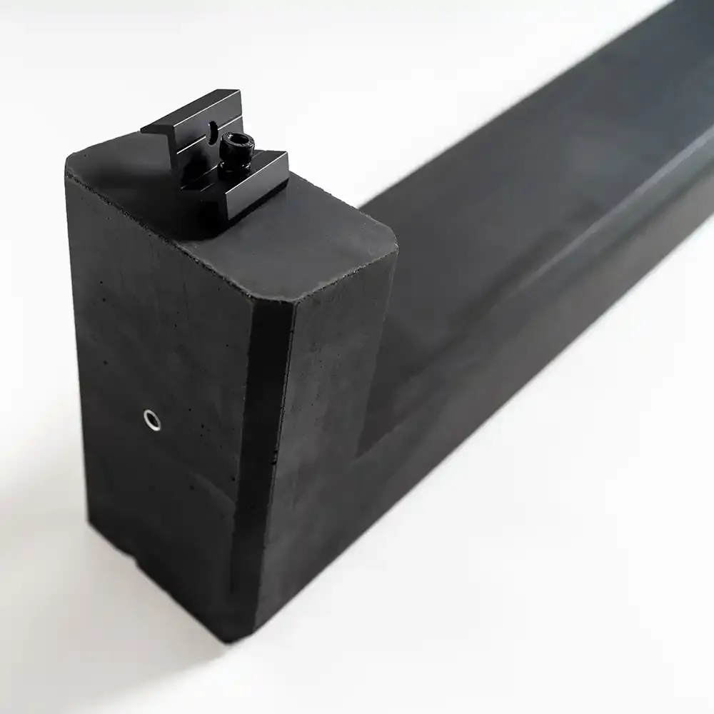 10° Flachdach Aufständerung aus Feinbeton - Set für 3 Module nebeneinander