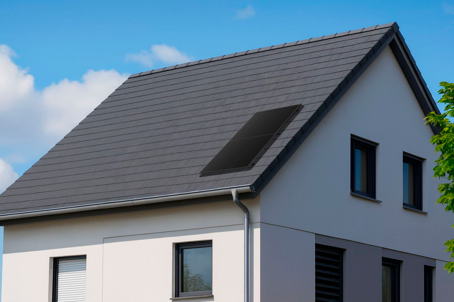 Balkonkraftwerk Budget 1 Modul 455Wp - Schrägdach