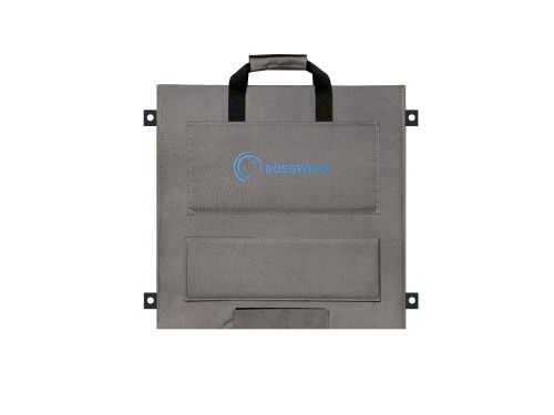 Solartasche Classic 200W inkl. Befestigung USB-A & USB-C dunkelgrau dreifach faltbar