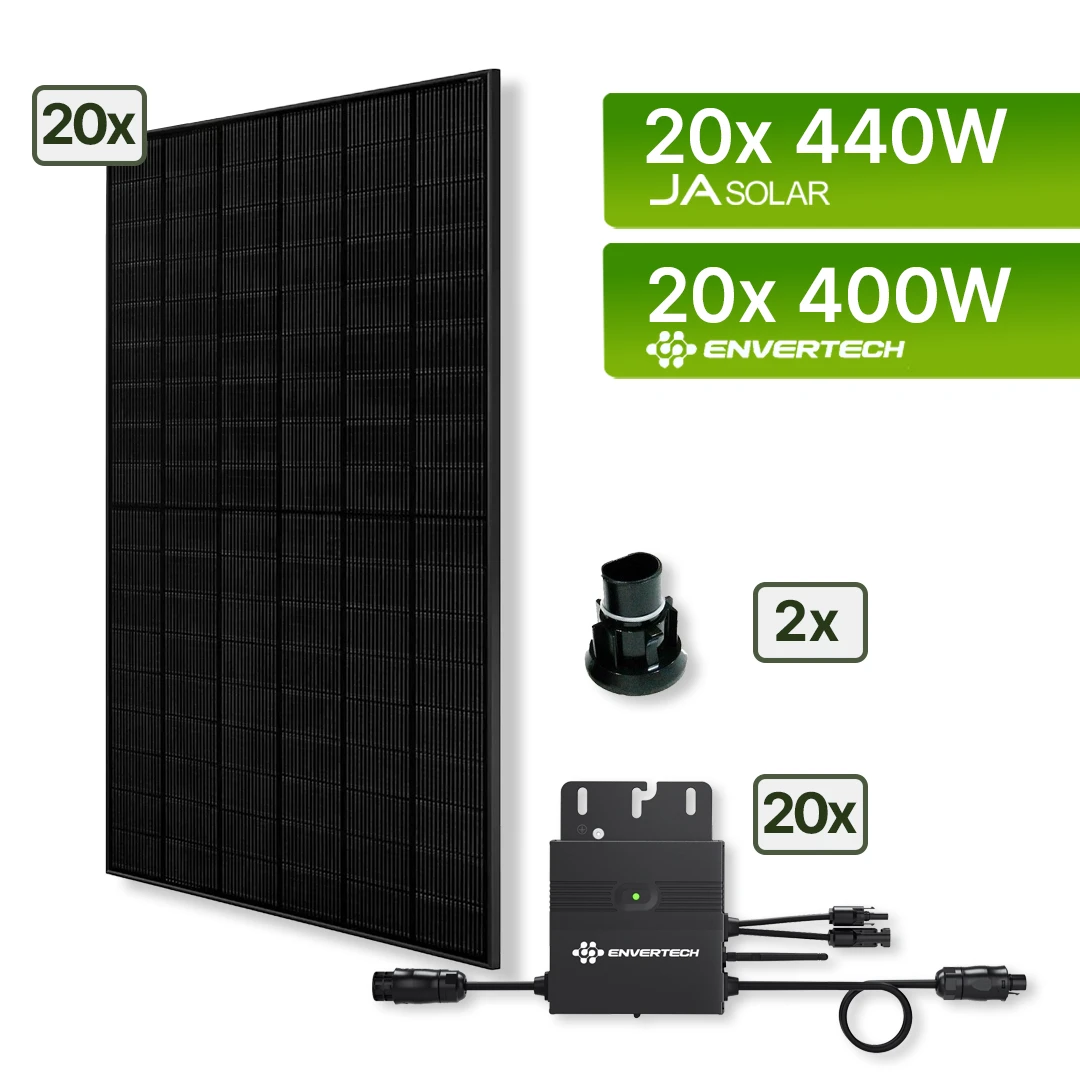 8800Wp Solarpaket - Mikrowechselrichter ohne Speicher