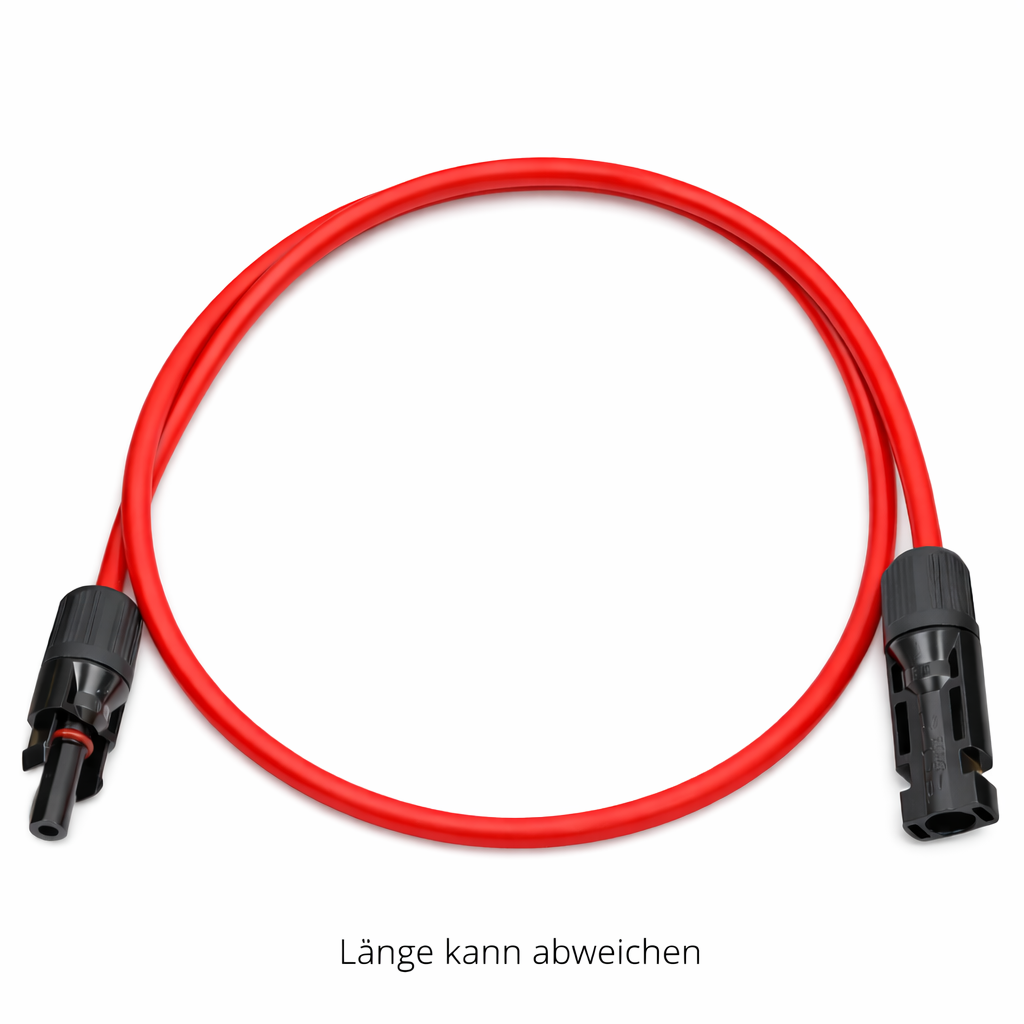 Solarkabel-Verlängerung - 4mm² - 2m Länge