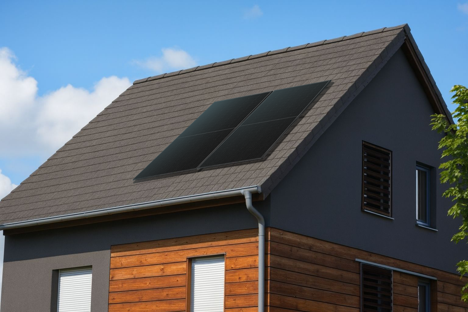 Balkonkraftwerk Budget Power 2 Module 870 Wp - Schrägdach