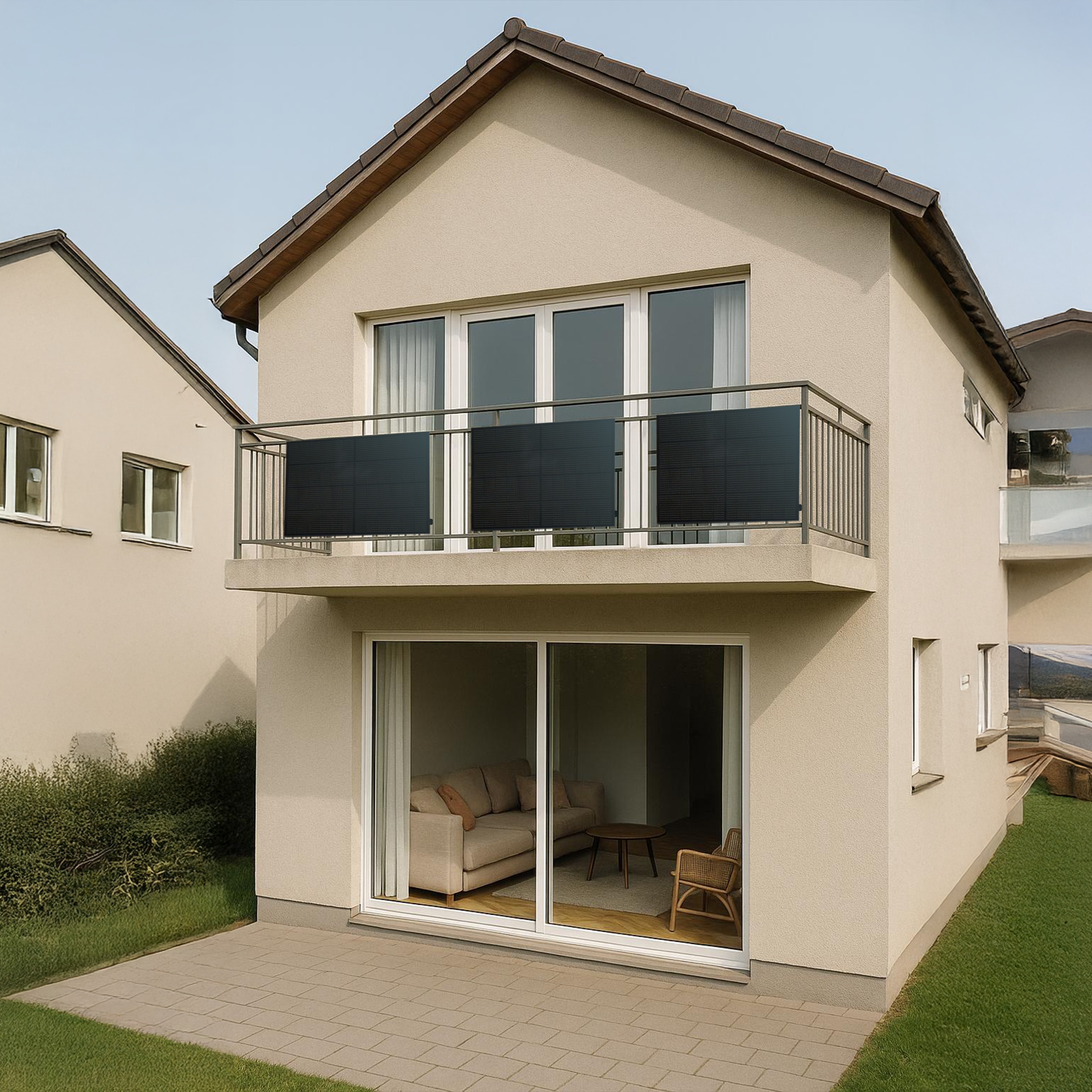 Balkonkraftwerk Preisbrecher 3 Module 1305 Wp - Balkon