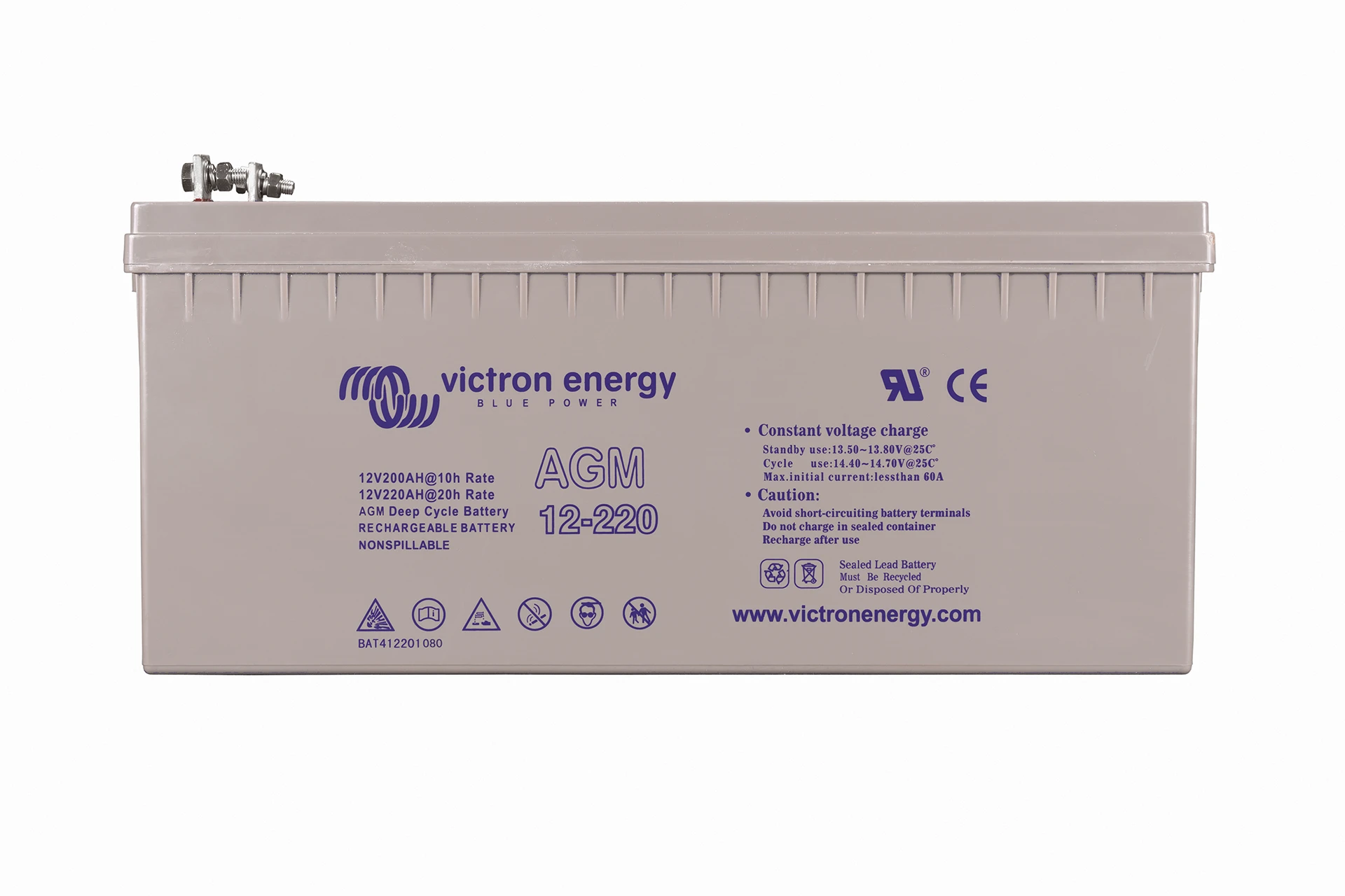 Energy 12V 220Ah Deep Cycle AGM Batterie