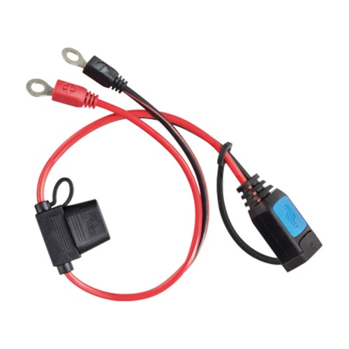 Anschlusskabel für Blue Power IP65 mit Ringösen M8, 30A ATO Sicherung