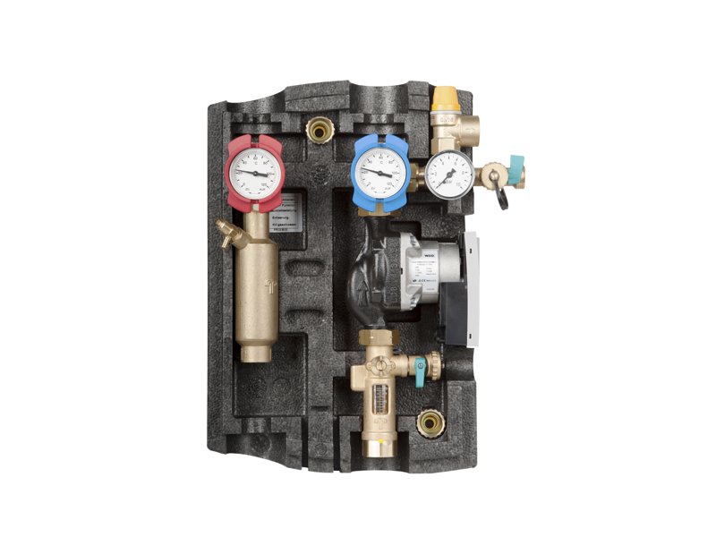 tubra® - Solarstation PGS-multi Zweistrang-Solarstation mit Grundfos Solar UPM3 15- 75